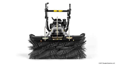 skid-steer rb-400 rotary broom walk-behind|fisher sidewalk broom.